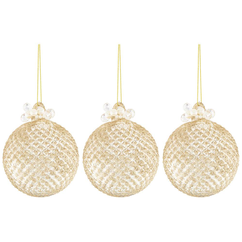 НАБОР ЕЛОЧНЫХ ШАРОВ ИЗ 3-Х ШТ. КОЛЛЕКЦИЯ НАБОР ЕЛОЧНЫХ ШАРОВ ИЗ 3-Х ШТ. КОЛЛЕКЦИЯ