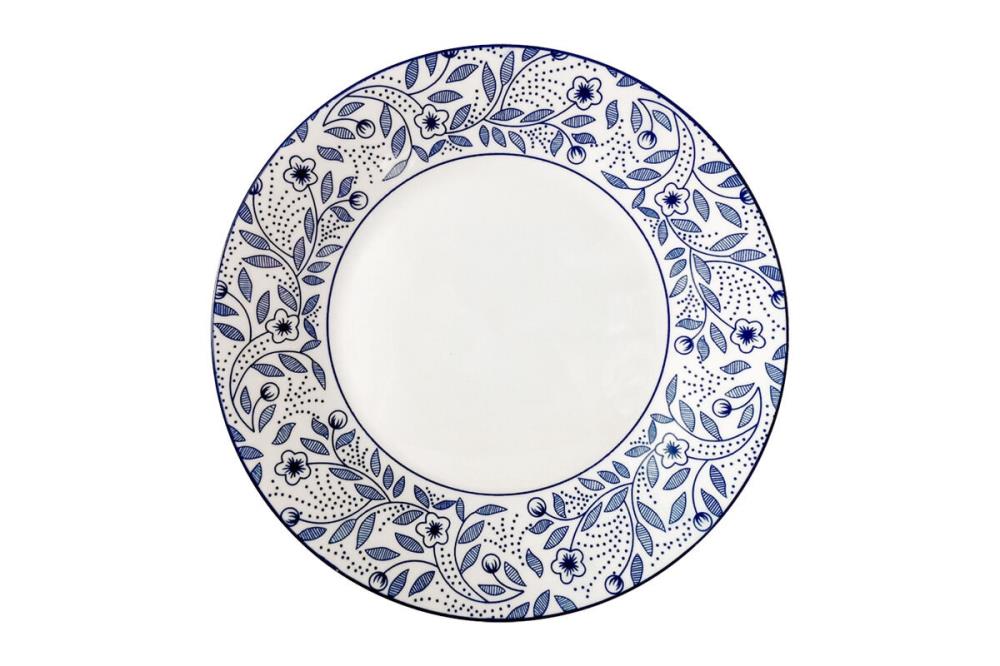 Floral pattern Тарелка обеденная 23см  кратно 12