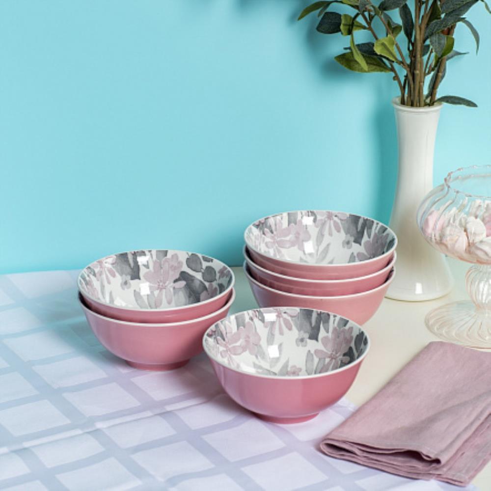 BLOOMING Салатник розовый 15.6см