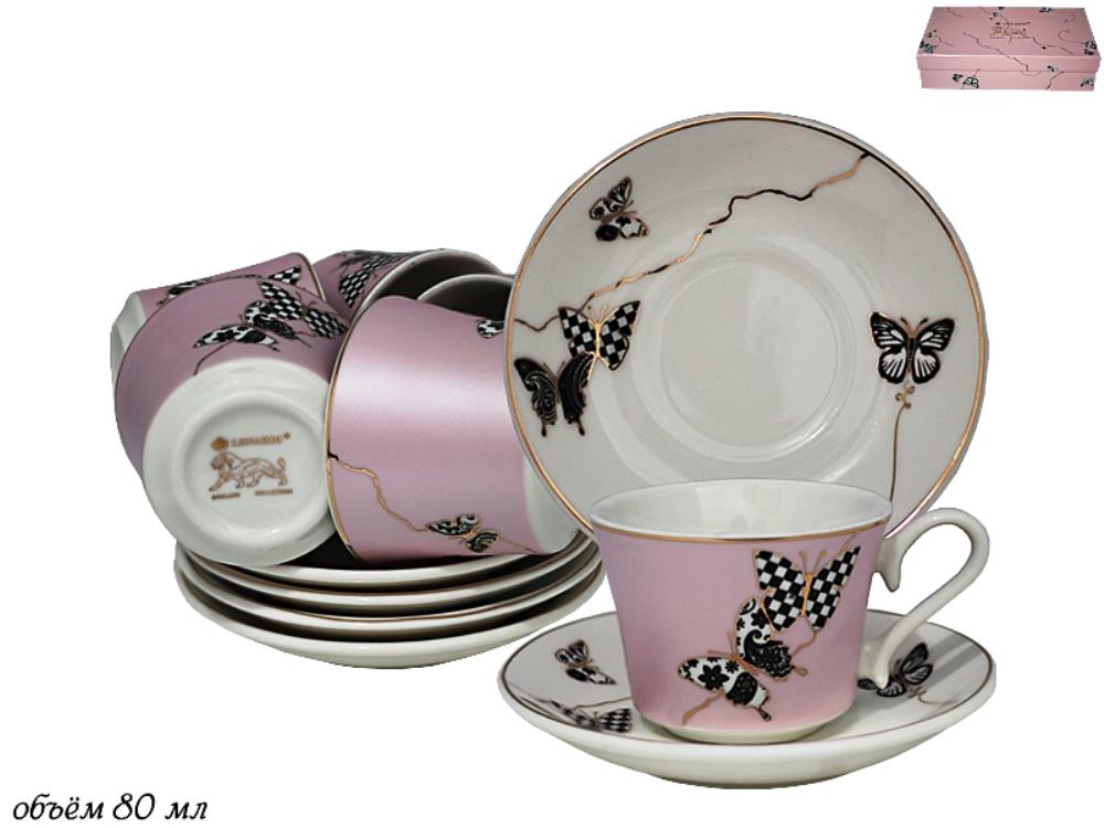 133-096 Кофейный набор 12пр.100 мл Butterfly в под.уп.(х12)Фарфор 133-096 Кофейный набор 12пр.100 мл Butterfly в под.уп.(х12)Фарфор