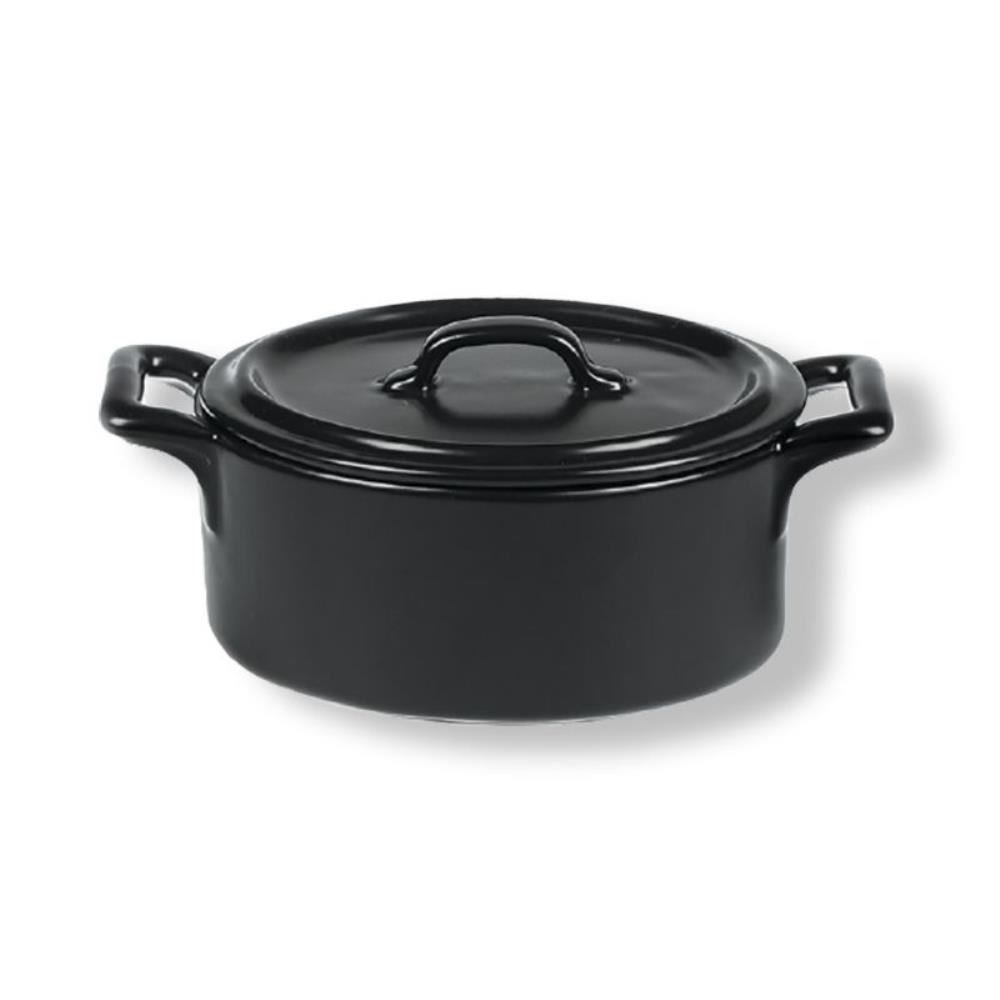 Proff Cuisine Кастрюля с крышкой 425 мл, черная /3 Proff Cuisine Кастрюля с крышкой 425 мл, черная /3