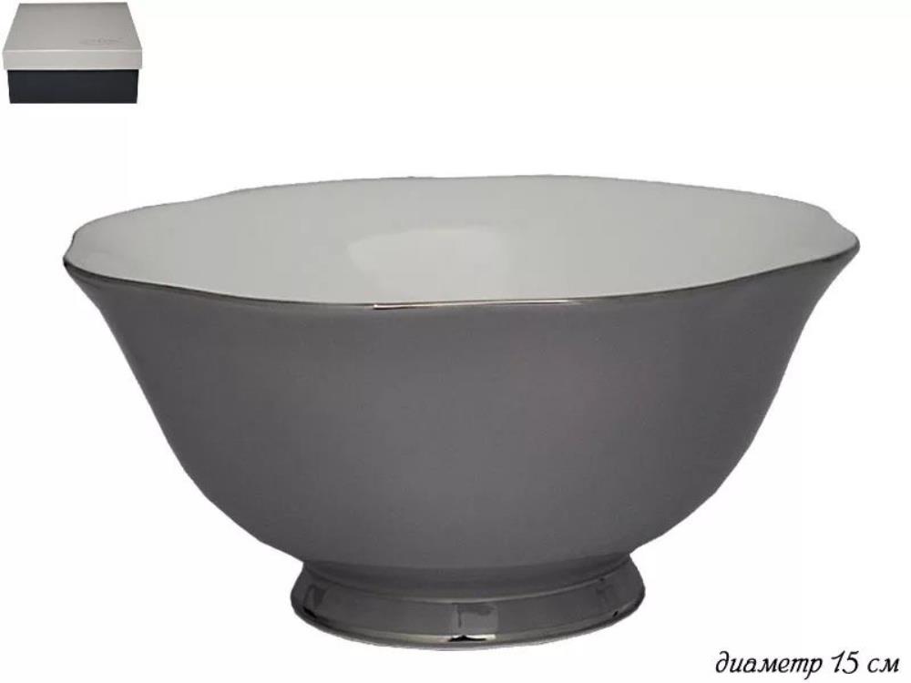 108-315 Салатник 15см. SMOKY в под.уп.(х24)Фарфор 108-315 Салатник 15см. SMOKY в под.уп.(х24)Фарфор
