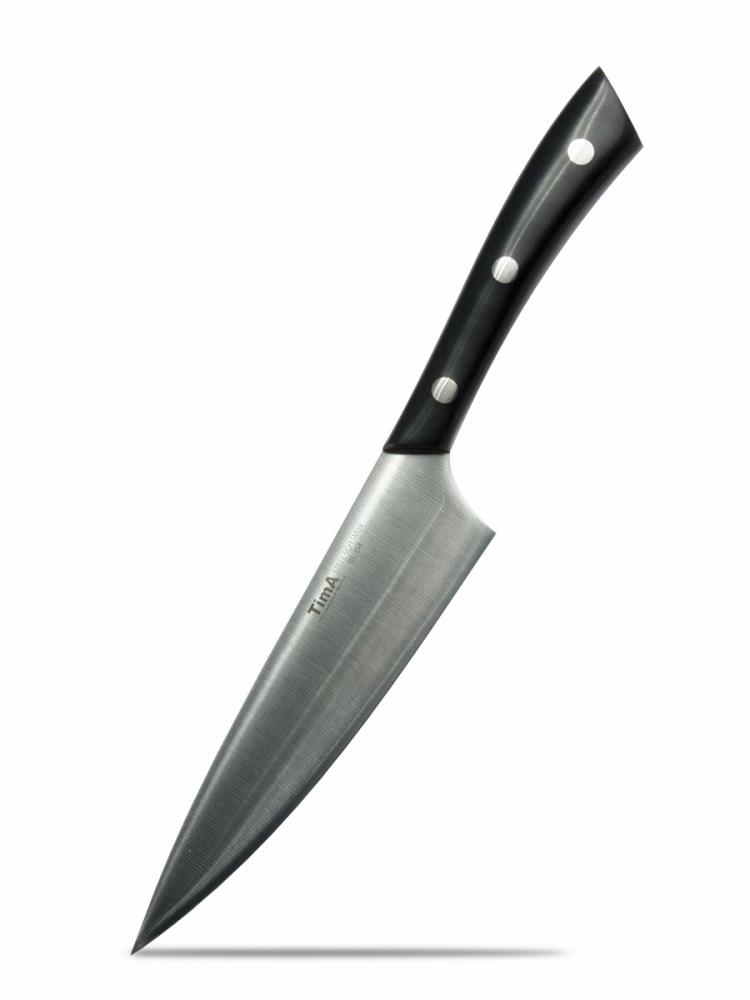 Нож шеф TimA серия BlackLine, 152мм Нож шеф TimA серия BlackLine, 152мм