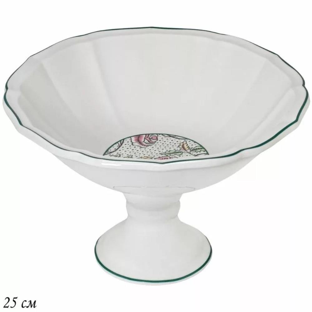 205-227 Фруктовница 35,5см ГЛОРИЯ на ножке в под.уп.(х4)Фарфор 205-227 Фруктовница 35,5см ГЛОРИЯ на ножке в под.уп.(х4)Фарфор