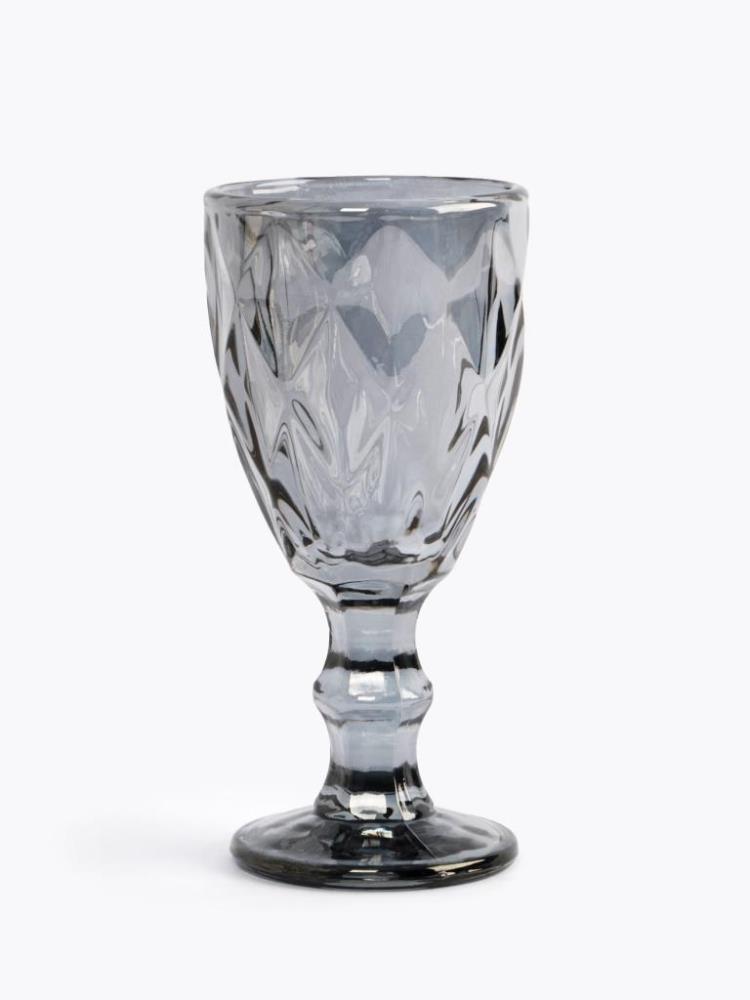 Рюмка, 50 мл, стекло, серая, Diamond color Рюмка, 50 мл, стекло, серая, Diamond color