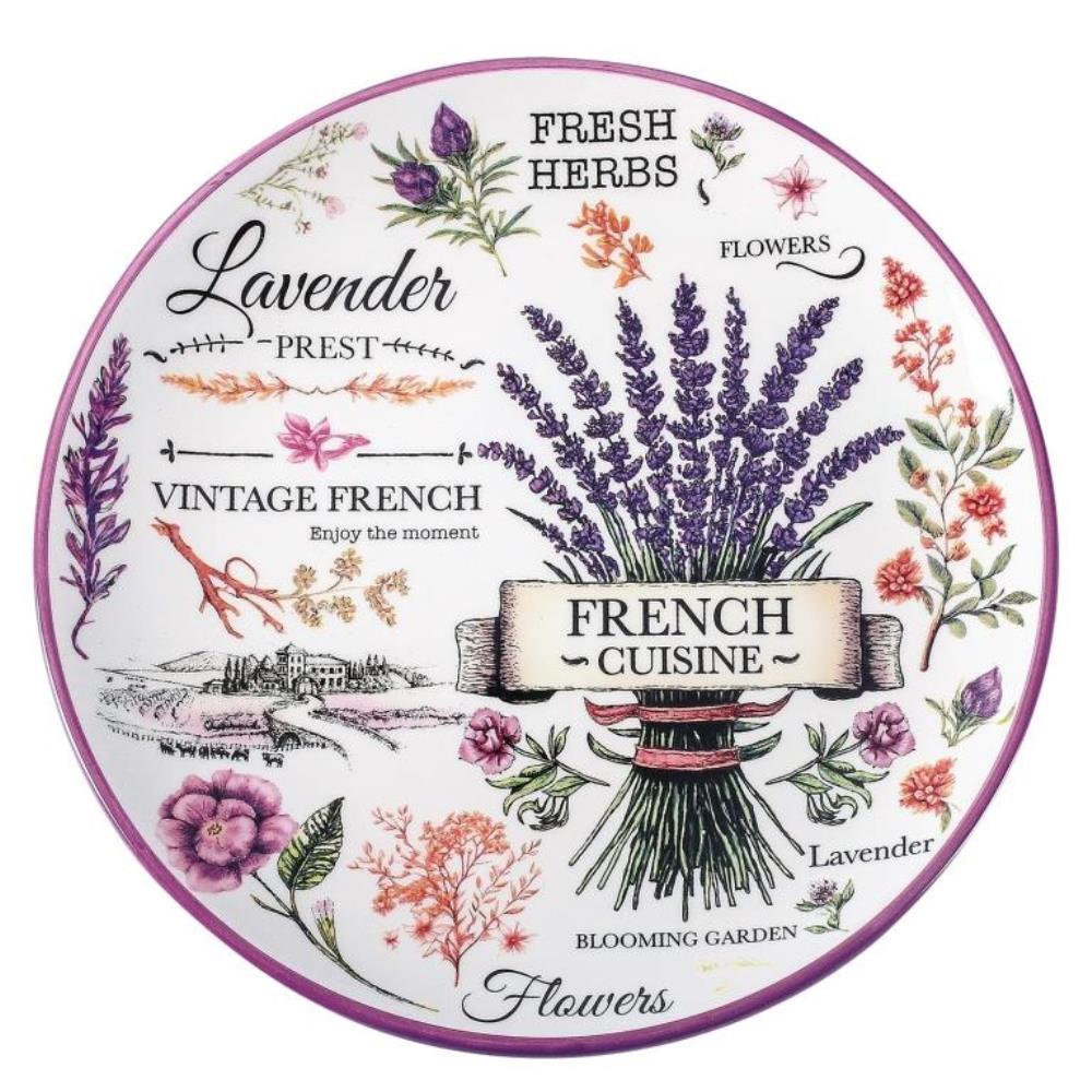 Тарелка керам 24см плоская Эдем ТМ Appetite Тарелка керам 24см плоская Эдем ТМ Appetite
