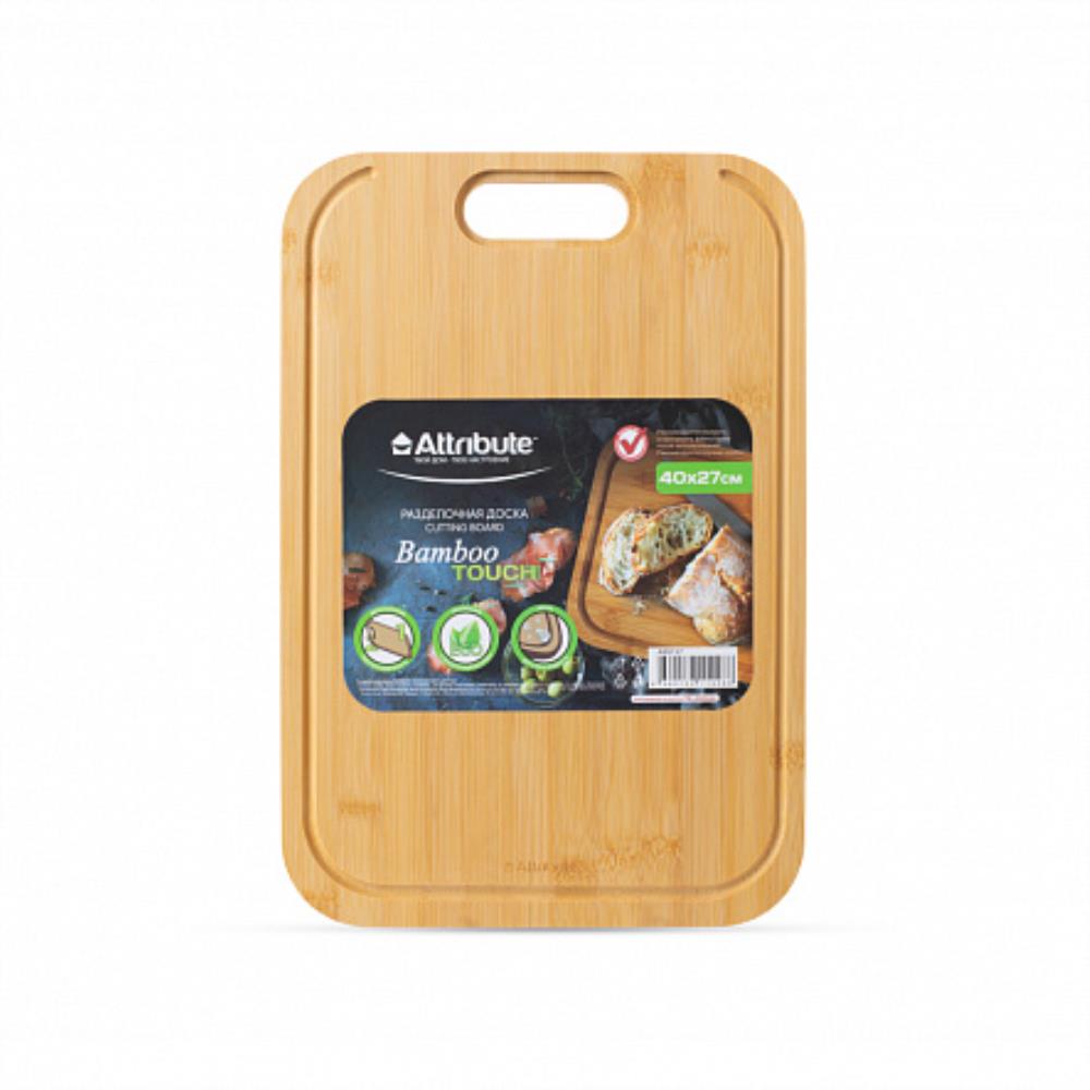 BAMBOO TOUCH Разделочная доска 40х27х1.5см кратно 6 BAMBOO TOUCH Разделочная доска 40х27х1.5см кратно 6