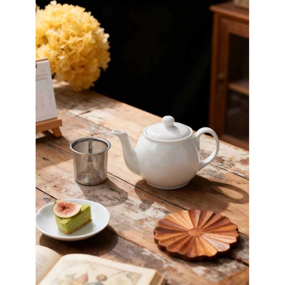 P.L. Proff Cuisine Чайник 310 мл d 9,5 см h10,5 см белый фарфор P.L. Proff Cuisine Чайник 310 мл d 9,5 см h10,5 см белый фарфор