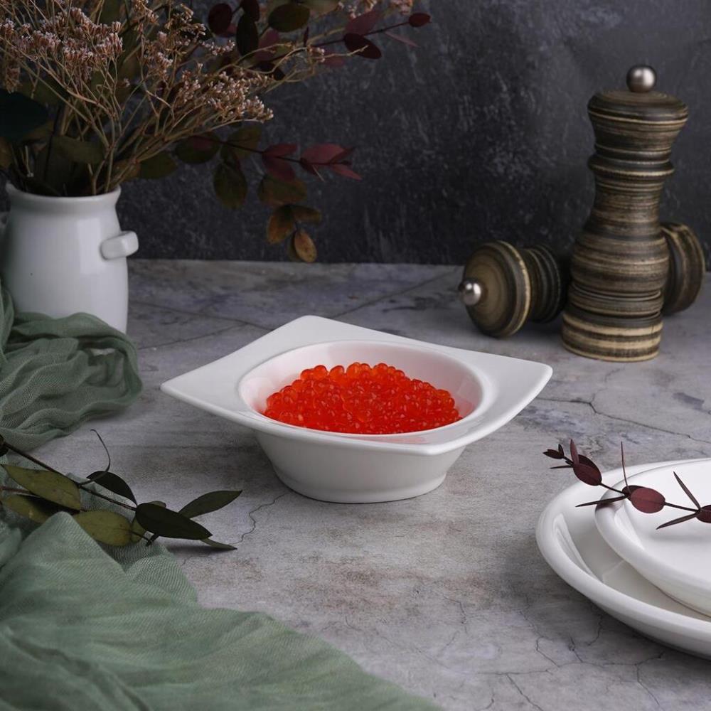 Asymmetry Соусник 100 мл 12*12 см h4 см с бортом квадратный белый фарфор NEW P.L. Proff Cuisine Asymmetry Соусник 100 мл 12*12 см h4 см с бортом квадратный белый фарфор NEW P.L. Proff Cuisine