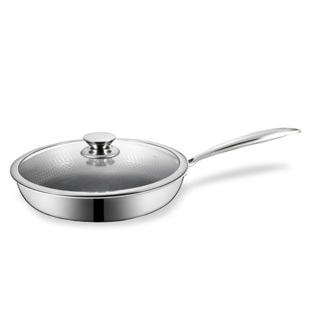MR-1216-26 Сковор.с крыш.Maestro 3-х сл.нерж.ст.антипр.покр инд.дно MR-1216-26 Сковор.с крыш.Maestro 3-х сл.нерж.ст.антипр.покр инд.дно