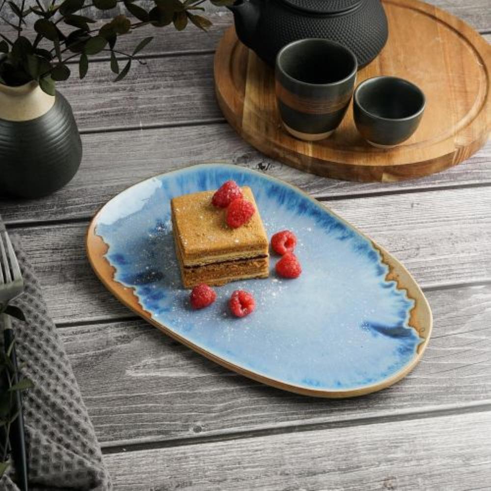 Blue Panasia Блюдо для подачи 27.5*18*2.5 см, P.L. Proff Cuisine Blue Panasia Блюдо для подачи 27.5*18*2.5 см, P.L. Proff Cuisine
