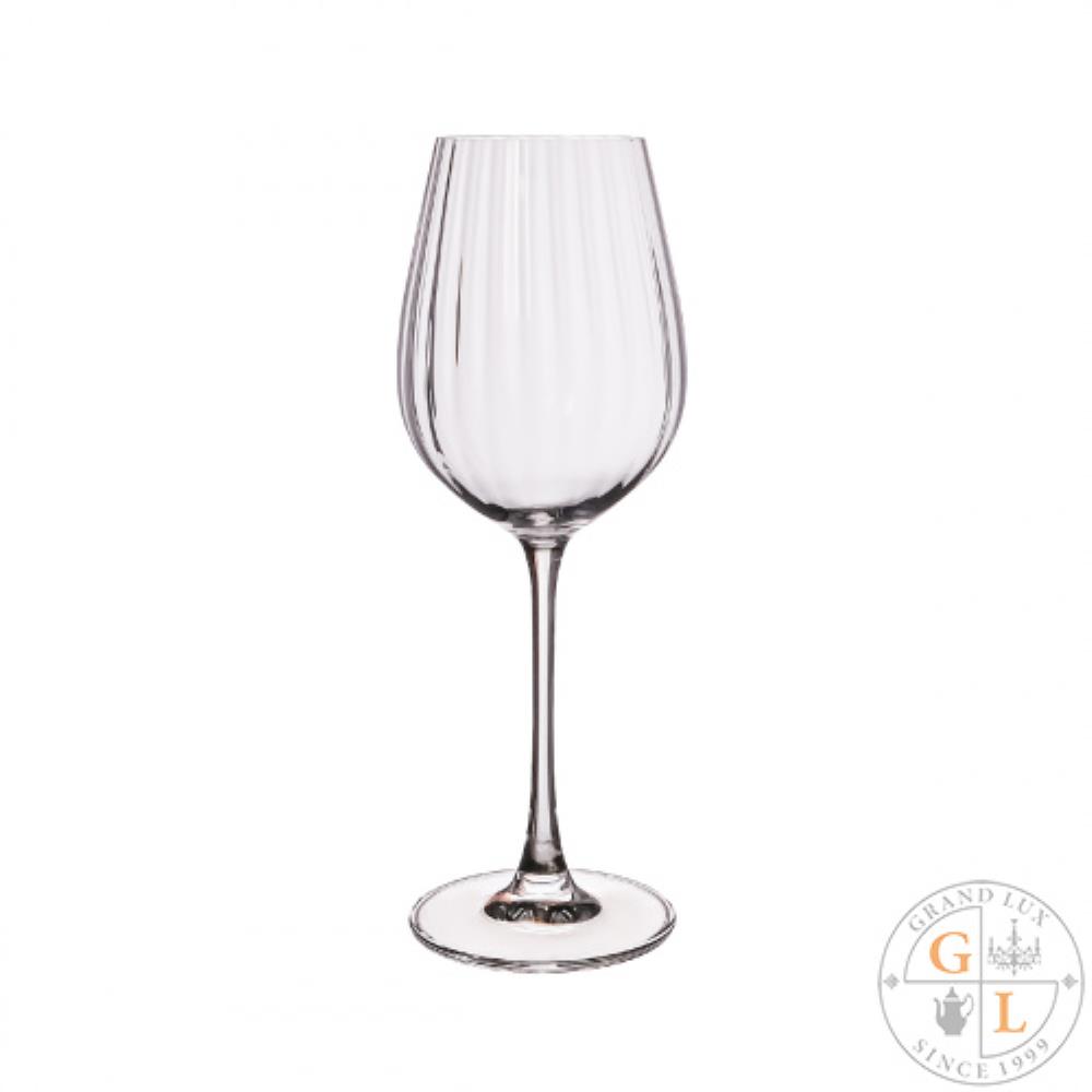Crystalite Bohemia COLUMBA OPTIC Набор бокалов для вина 400 мл (6 шт)