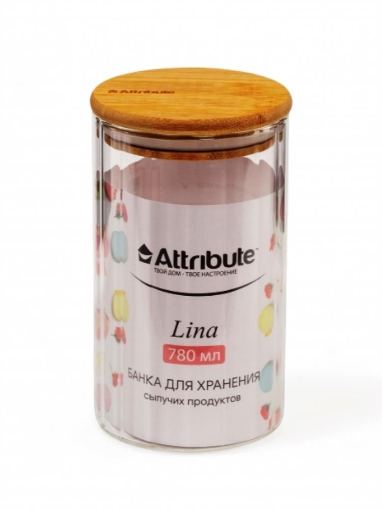LINA Банка для хранения сыпучих продуктов 780мл кратно 6 LINA Банка для хранения сыпучих продуктов 780мл кратно 6