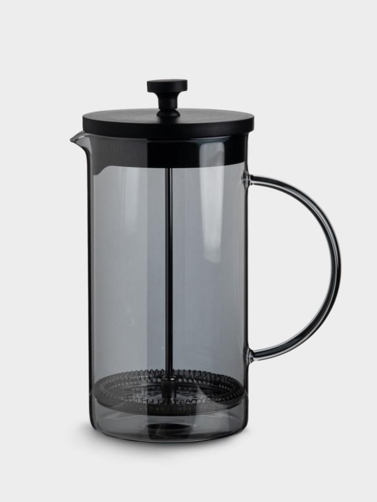 Френч-пресс, 1 л, стекло Б/сталь, серый, Arabica Френч-пресс, 1 л, стекло Б/сталь, серый, Arabica