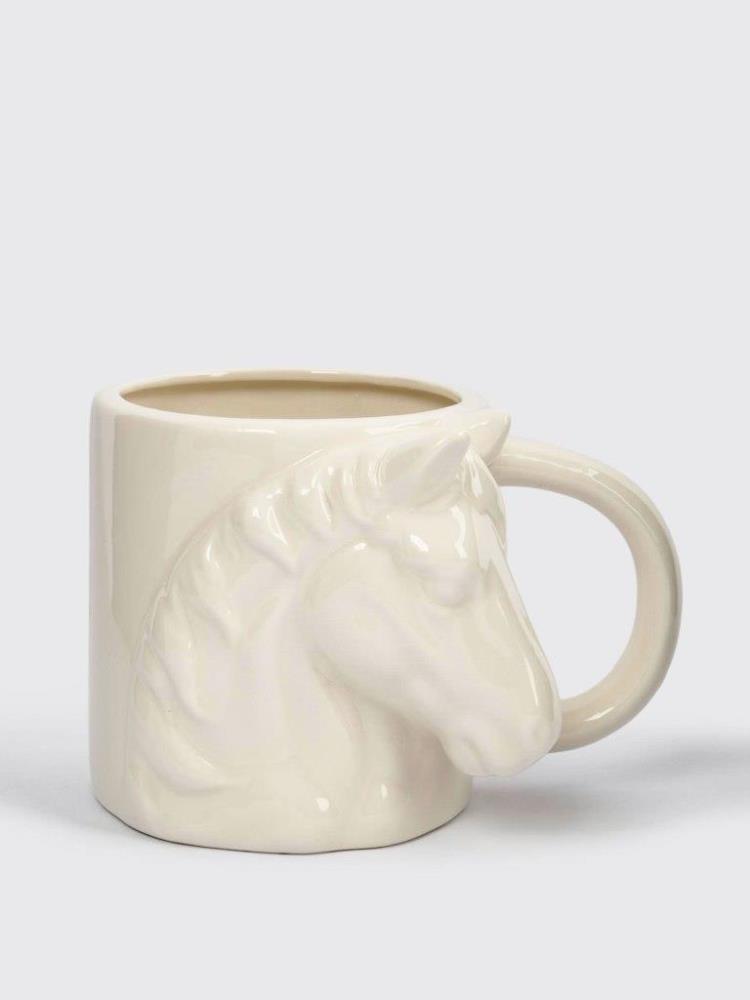 Кружка, 500 мл, фарфор P, белая, Конь, Horse Кружка, 500 мл, фарфор P, белая, Конь, Horse