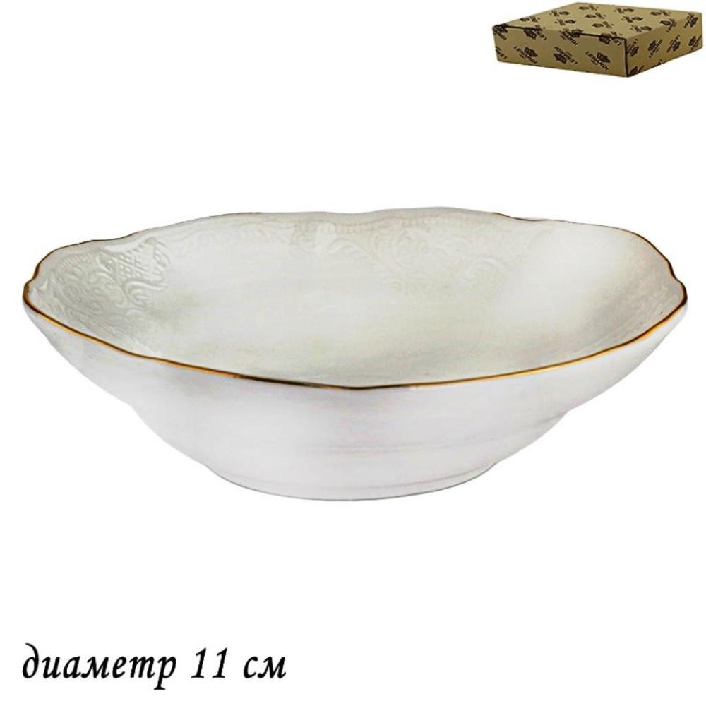 226-104 Розетка 11см MARIA GOLD в под.уп.(х80)Фарфор 226-104 Розетка 11см MARIA GOLD в под.уп.(х80)Фарфор