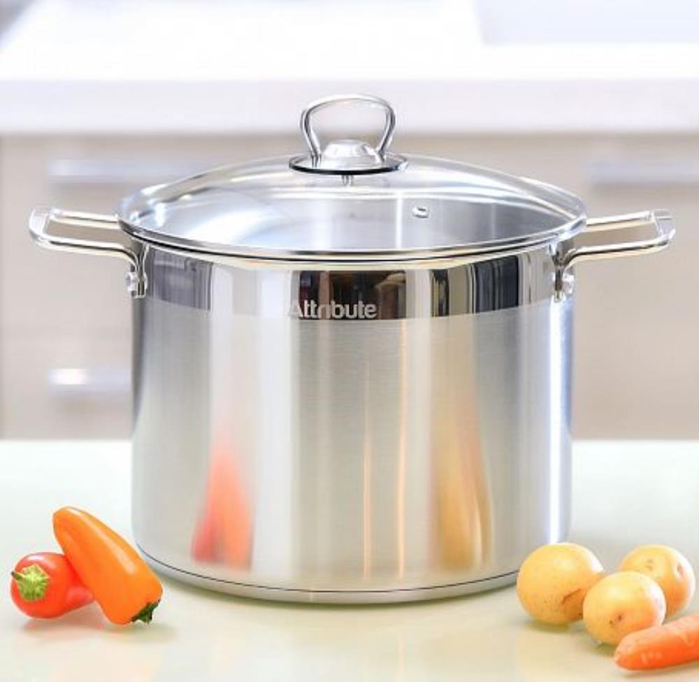 MASTER CHEF Кастрюля со стеклянной крышкой 8.0л 24х18см кратно 2 MASTER CHEF Кастрюля со стеклянной крышкой 8.0л 24х18см кратно 2