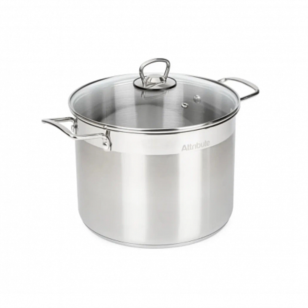 MASTER CHEF Кастрюля со стеклянной крышкой 12.0л 28х20см кратно 2 MASTER CHEF Кастрюля со стеклянной крышкой 12.0л 28х20см кратно 2