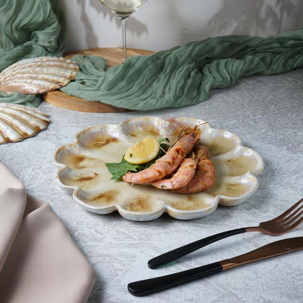 Pearl Shell Frutti di Mare Блюдо круглое d 26 см h2 см,керамика P.L. Proff Cuisine Pearl Shell Frutti di Mare Блюдо круглое d 26 см h2 см,керамика P.L. Proff Cuisine