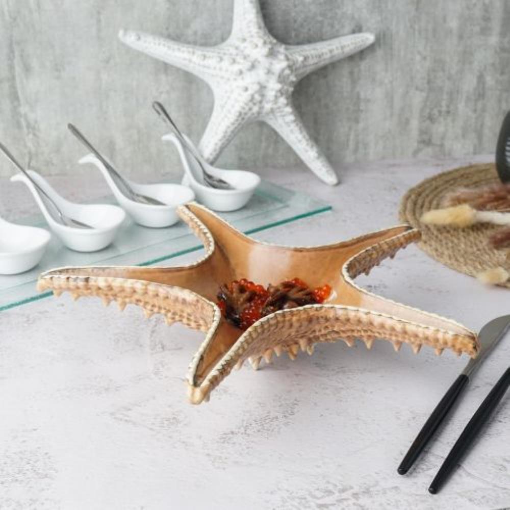 Pearl Starfish Frutti di Mare Блюдо для подачи 28*28 см h6 см 100 мл Звезда ,керамика P.L. Proff Cuisine Pearl Starfish Frutti di Mare Блюдо для подачи 28*28 см h6 см 100 мл Звезда ,керамика P.L. Proff Cuisine