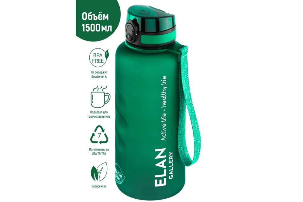 Бутылка для воды 1,5 л 10*10*28,5 см Бутылка для воды 1,5 л 10*10*28,5 см