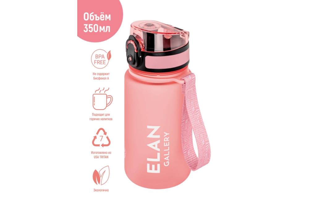 Бутылка для воды 350 мл 6,8*6,8*17 см Бутылка для воды 350 мл 6,8*6,8*17 см