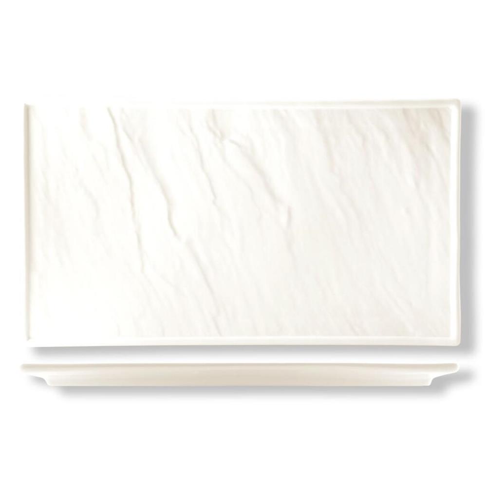 Relief Блюдо прямоугольное 35*20 см h1,9 см белое фарфор P.L. Proff Cuisine Relief Блюдо прямоугольное 35*20 см h1,9 см белое фарфор P.L. Proff Cuisine
