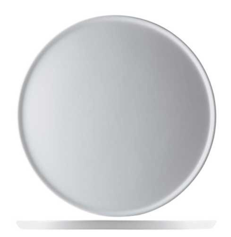 White Блюдо для пиццы 30,5 см белое фарфор P.L. Proff Cuisine