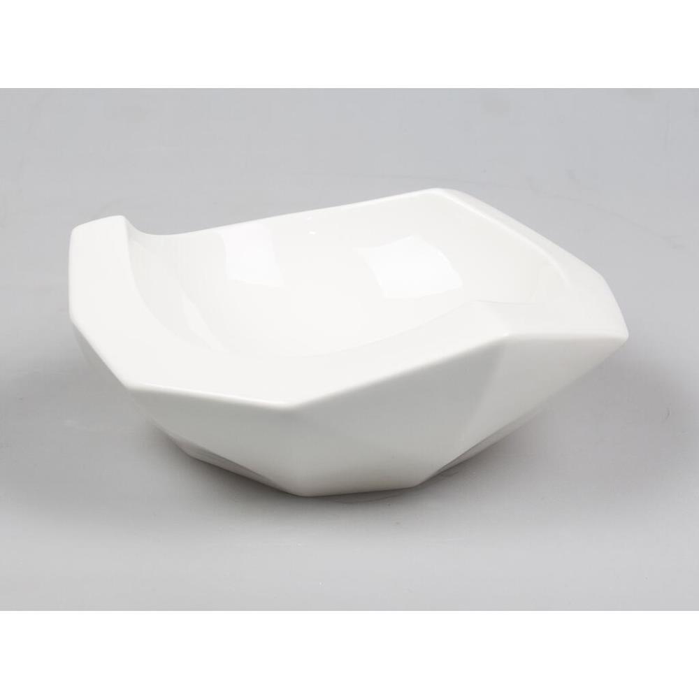 Nut Shell Салатник 450 мл d 20 см h8/6 см белый фарфор P.L. Proff Cuisine Nut Shell Салатник 450 мл d 20 см h8/6 см белый фарфор P.L. Proff Cuisine