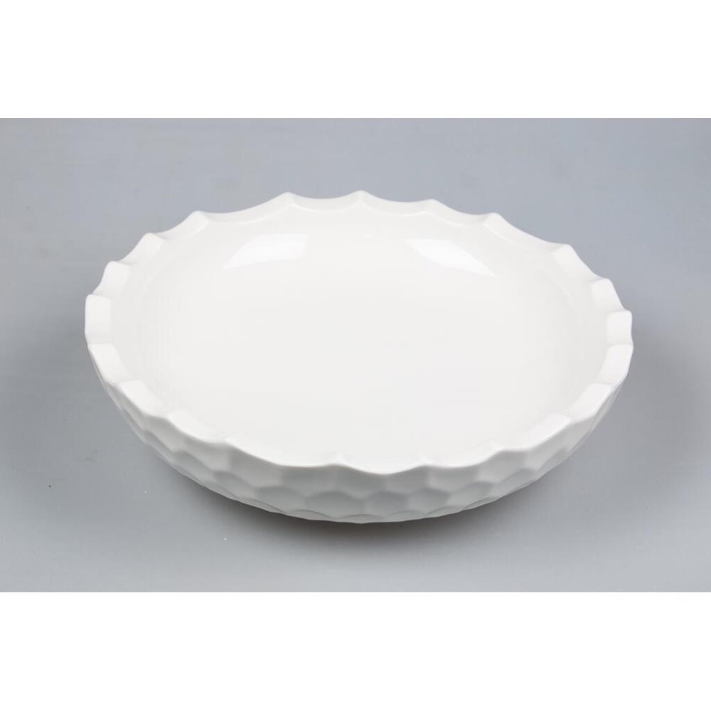 Crush Honeycombs Салатник 2000 мл d 32,5 см h9,5 см белый фарфор P.L. Proff Cuisine Crush Honeycombs Салатник 2000 мл d 32,5 см h9,5 см белый фарфор P.L. Proff Cuisine