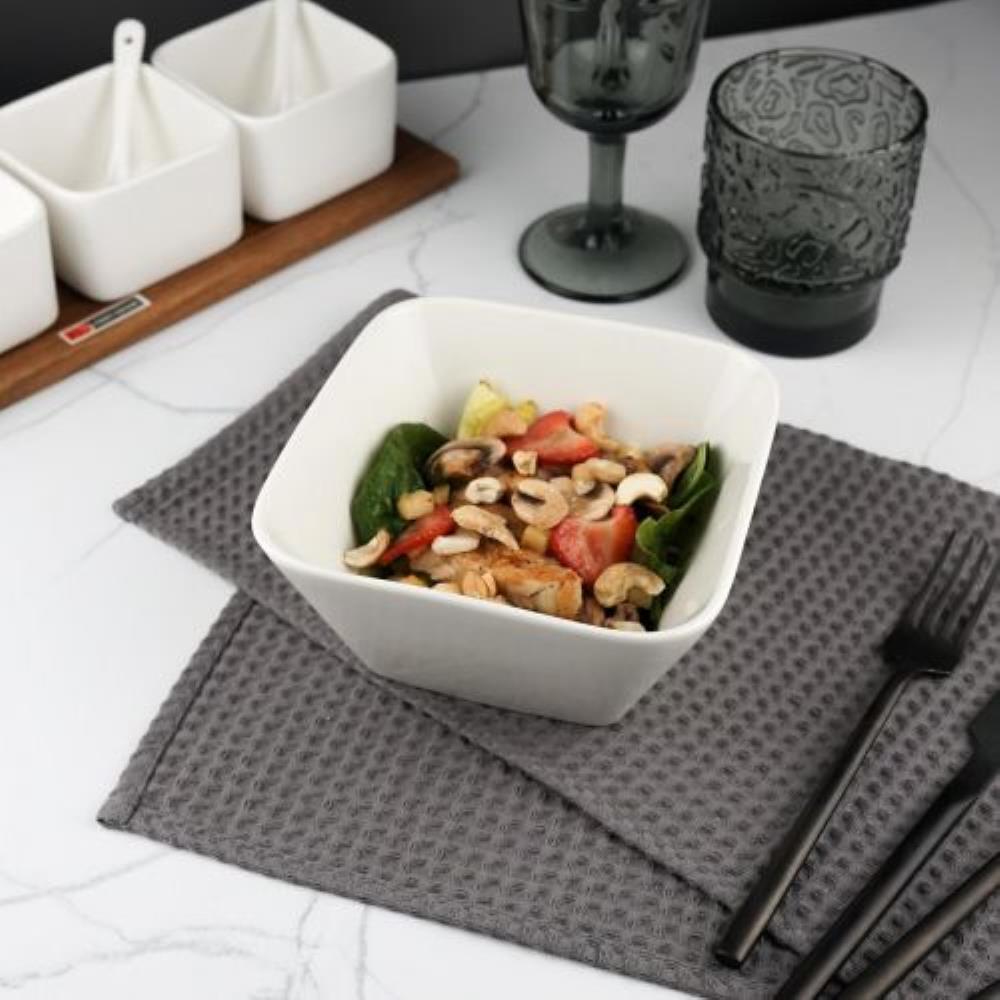 P.L. Proff Cuisine Салатник 800 мл 15*15 см h7,5 см квадратный белый фарфор P.L. Proff Cuisine Салатник 800 мл 15*15 см h7,5 см квадратный белый фарфор