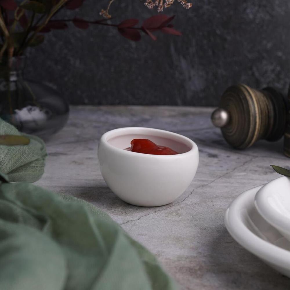 P.L. Proff Cuisine Соусник 35 мл d 5,3 см h3,5/3 см круглый белый фарфор P.L. Proff Cuisine Соусник 35 мл d 5,3 см h3,5/3 см круглый белый фарфор