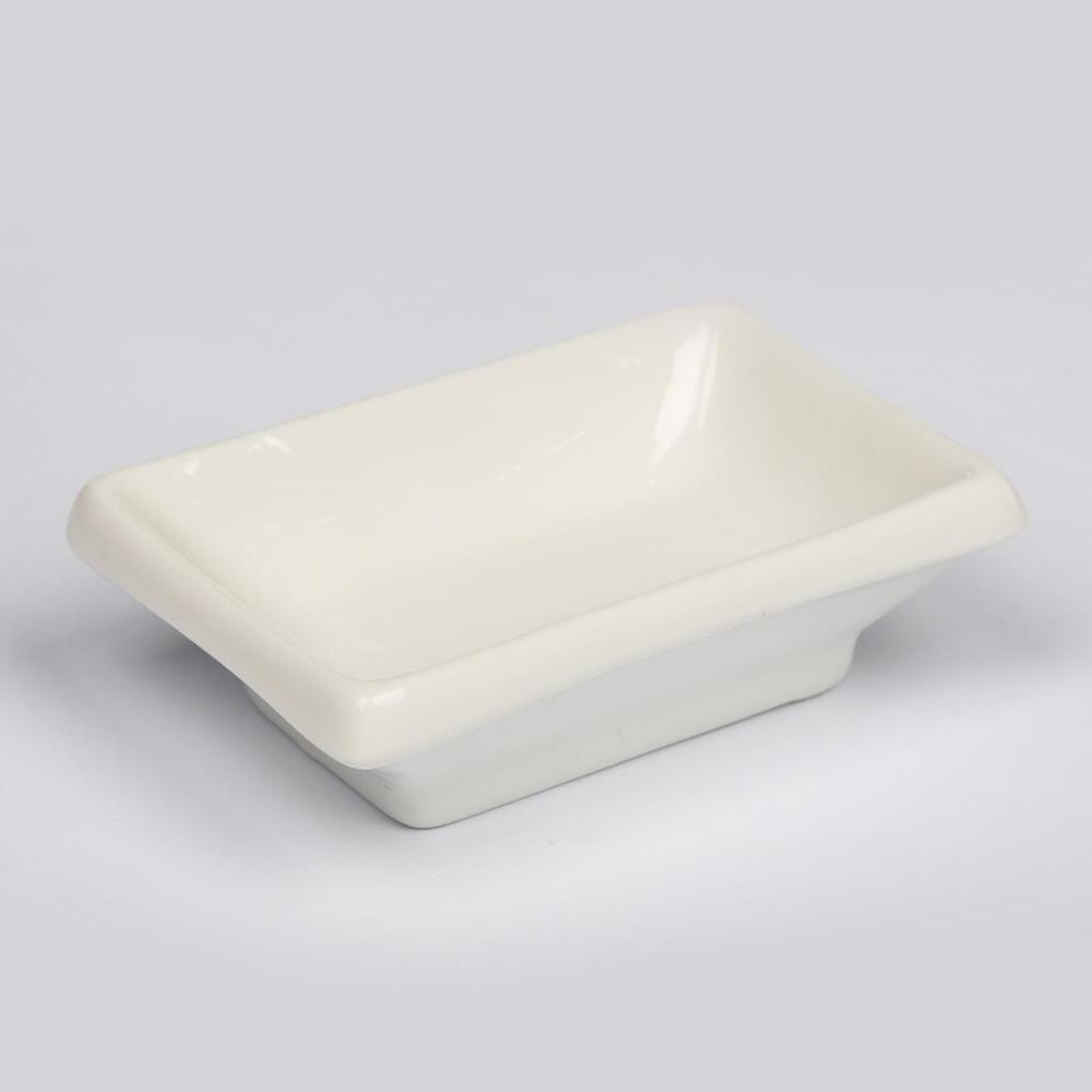 P.L. Proff Cuisine Соусник 60 мл 9,5*6,5 см h2,8 см прямоуг. белый фарфор P.L. Proff Cuisine Соусник 60 мл 9,5*6,5 см h2,8 см прямоуг. белый фарфор