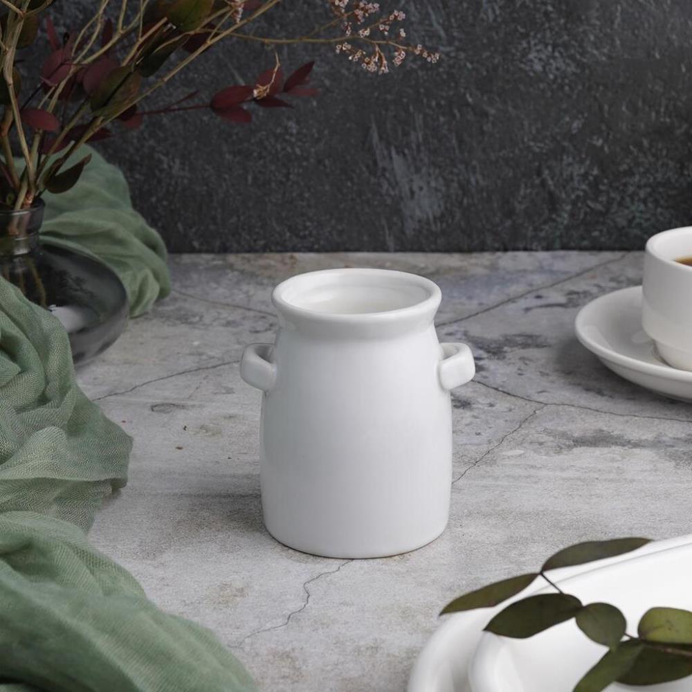 P.L. Proff Cuisine Соусник молочник 125 мл d 5,9 см h7,5 см круглый белый фарфор P.L. Proff Cuisine Соусник молочник 125 мл d 5,9 см h7,5 см круглый белый фарфор