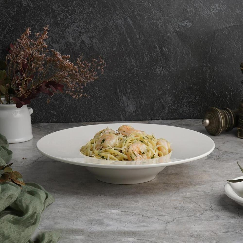 P.L. Proff Cuisine Тарелка глубокая 250 мл d 24 см h5 см для пасты, для супа белая фарфор P.L. Proff Cuisine Тарелка глубокая 250 мл d 24 см h5 см для пасты, для супа белая фарфор