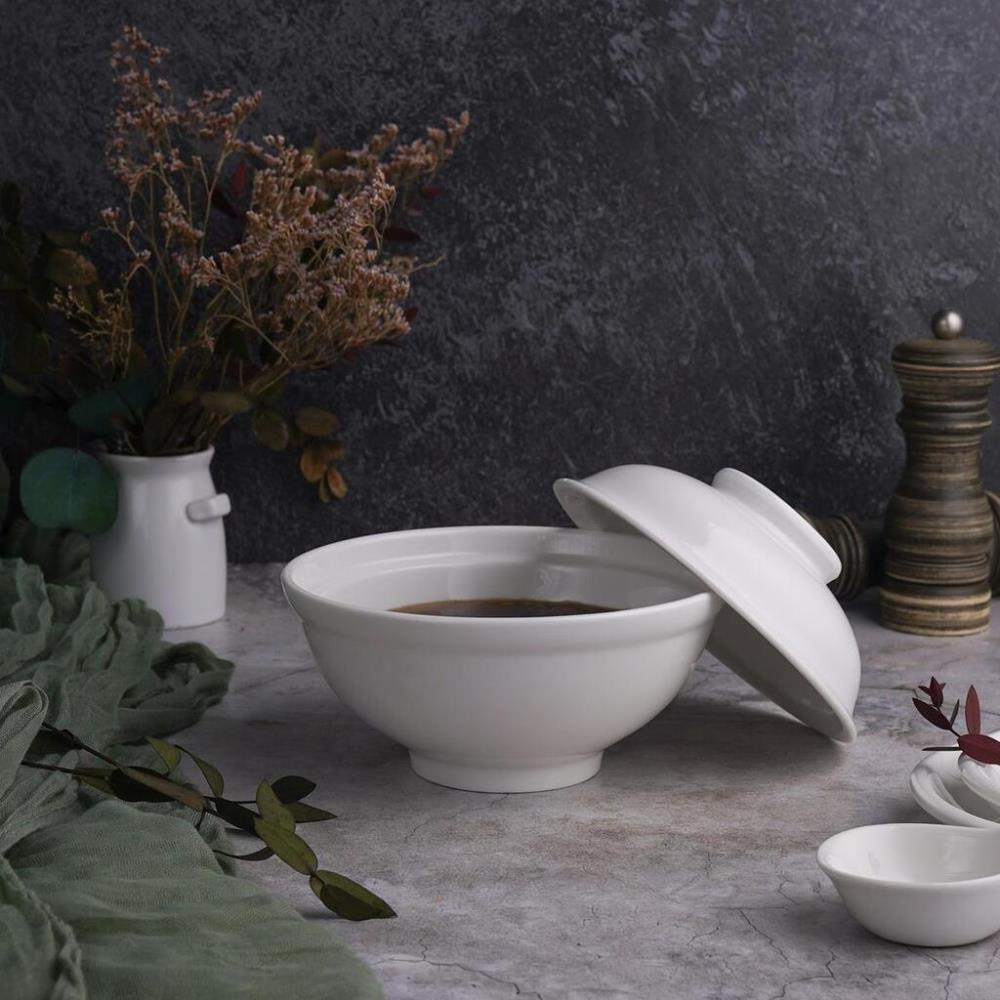 P.L. Proff Cuisine Бульонница мисосупница 450 мл d 15,3 см h10,5 см с крышкой белая фарфор P.L. Proff Cuisine Бульонница мисосупница 450 мл d 15,3 см h10,5 см с крышкой белая фарфор