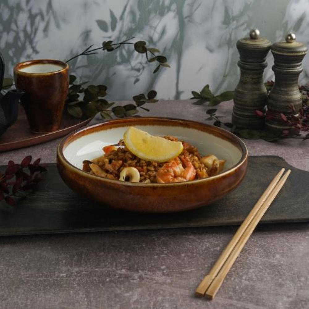Proper Panasia Тарелка d=20см, h=5,3 см, V=800мл, фарфор P.L.-ProffCuisine Proper Panasia Тарелка d=20см, h=5,3 см, V=800мл, фарфор P.L.-ProffCuisine