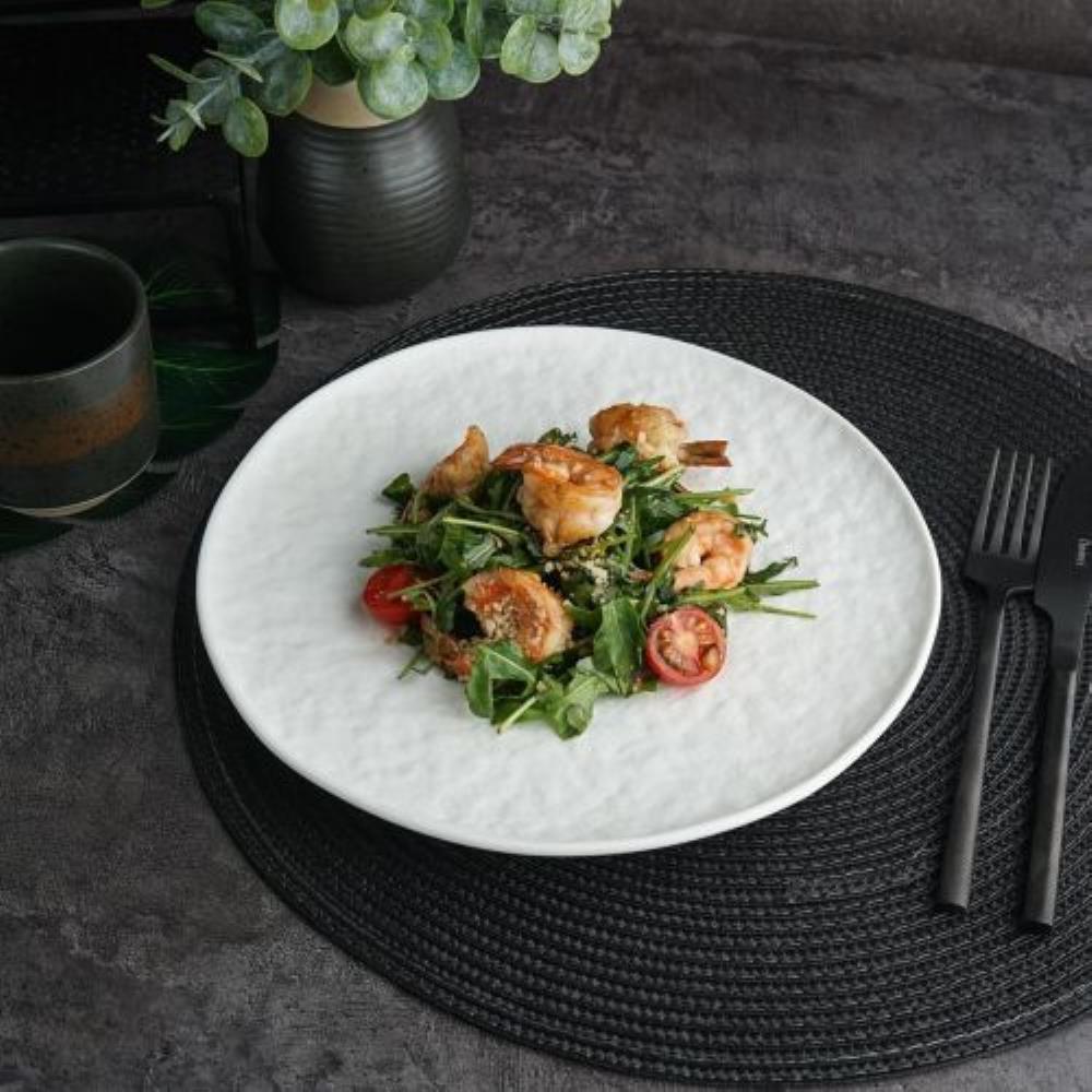 White Matt Panasia Тарелка d=25 см,фарфор,белый цвет, матовая поверхность, P.L.-ProffCuisine White Matt Panasia Тарелка d=25 см,фарфор,белый цвет, матовая поверхность, P.L.-ProffCuisine
