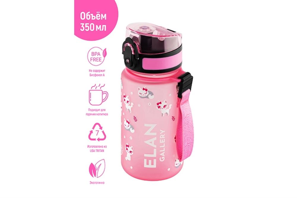 Бутылка для воды 350 мл 6,8*6,8*17 см Бутылка для воды 350 мл 6,8*6,8*17 см