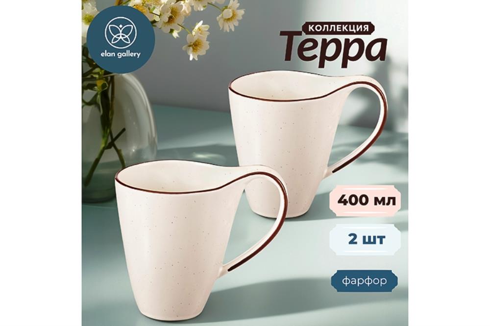 Набор 2 кружек 400 мл 13,5*9*11,5 см Набор 2 кружек 400 мл 13,5*9*11,5 см