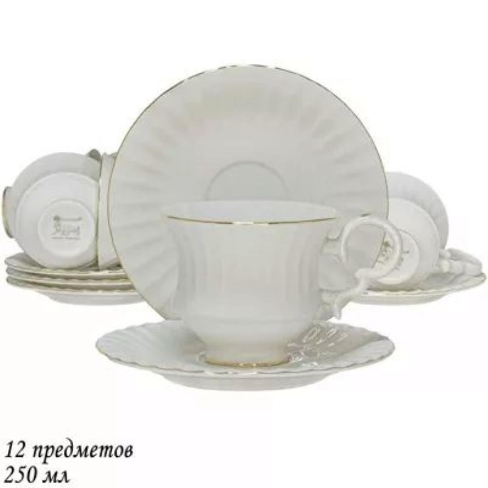 109-116 Чайный набор 12пр. 250 мл в под.уп.(х6)Фарфор 109-116 Чайный набор 12пр. 250 мл в под.уп.(х6)Фарфор