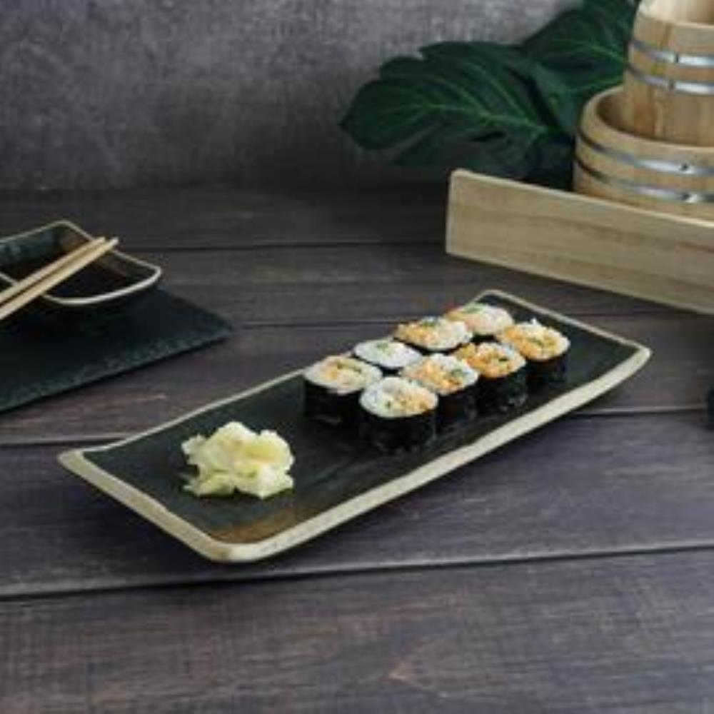 Dark Panasia Блюдо для подачи 28,6*11,3*2 см, P.L. Proff Cuisine Dark Panasia Блюдо для подачи 28,6*11,3*2 см, P.L. Proff Cuisine