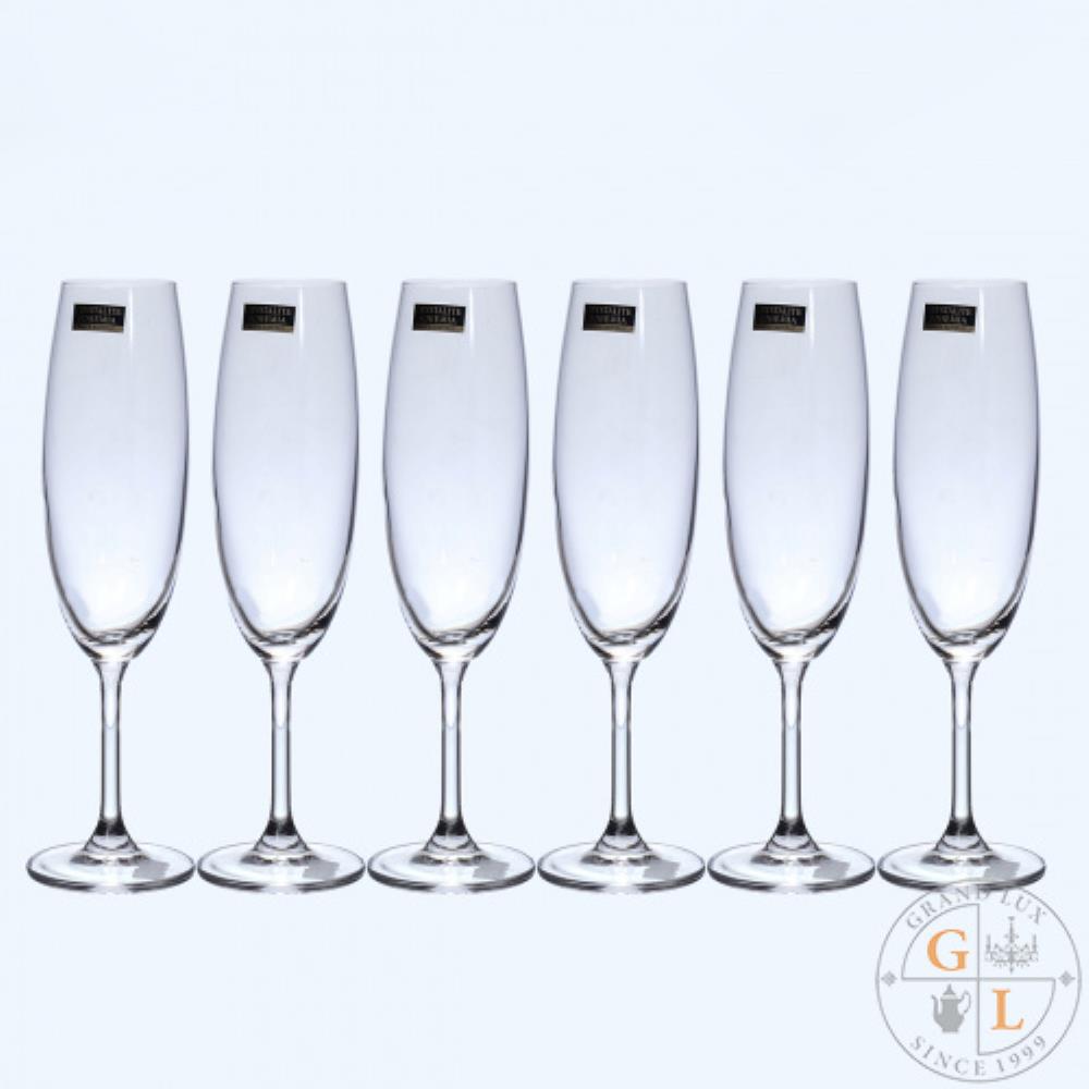 Crystalite Bohemia Sylvia/Klara Набор бокалов для шампанского 220 мл (6 шт) Crystalite Bohemia Sylvia/Klara Набор бокалов для шампанского 220 мл (6 шт)