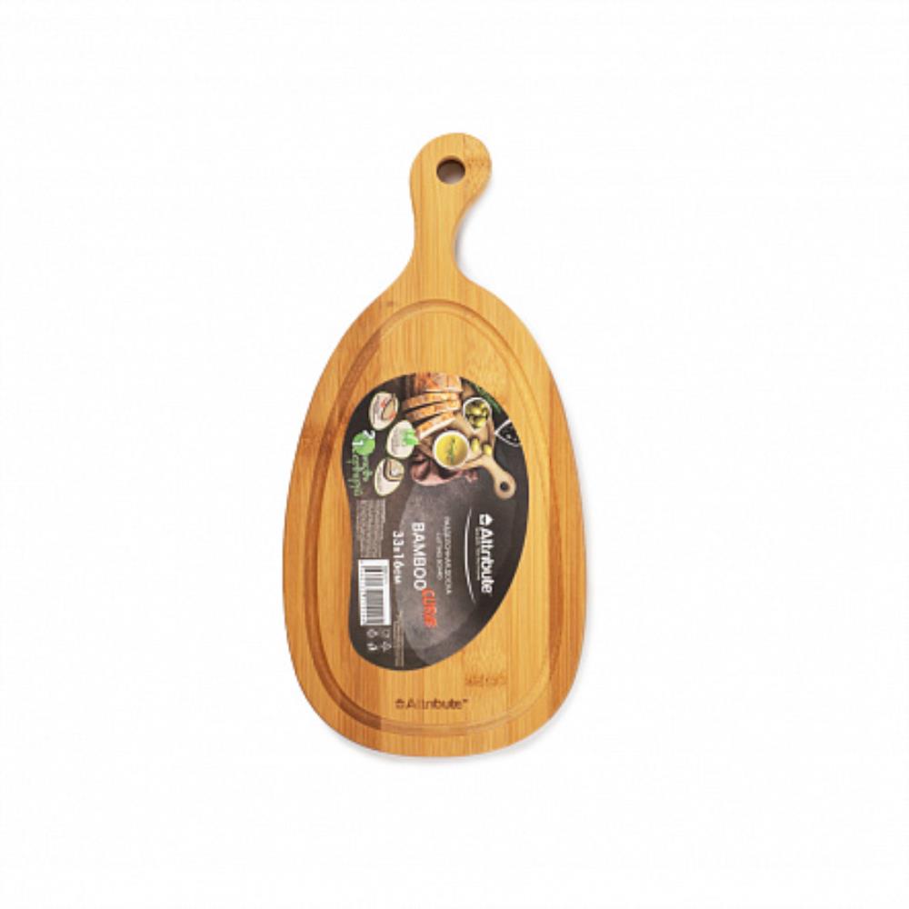 BAMBOO CURVE Разделочная доска 33х16х1.5см BAMBOO CURVE Разделочная доска 33х16х1.5см