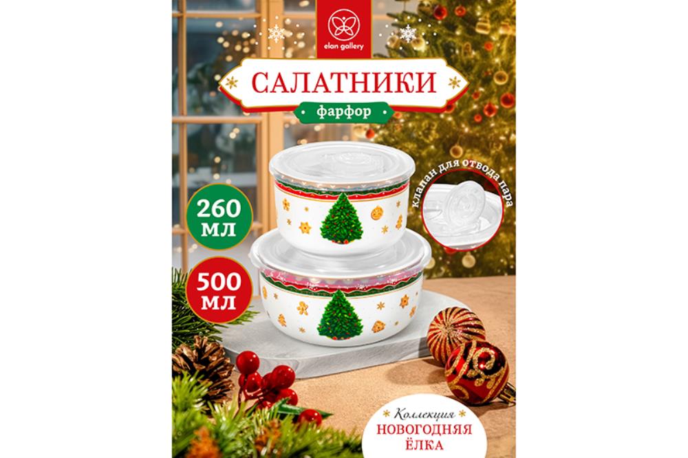 Набор 2 салатников - 500 мл 13,5*13,5*6,5 см+260 мл 10,5*10,5*6 см Набор 2 салатников - 500 мл 13,5*13,5*6,5 см+260 мл 10,5*10,5*6 см