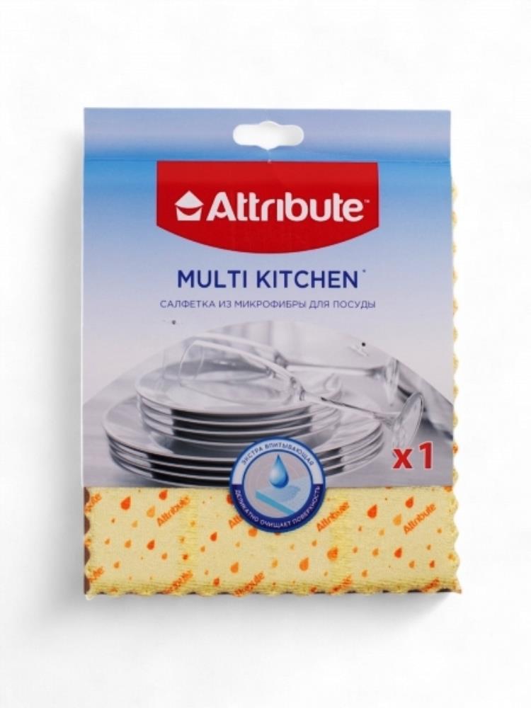 Multi Kitchen Салфетка из микрофибры для посуды кратно 22 Multi Kitchen Салфетка из микрофибры для посуды кратно 22