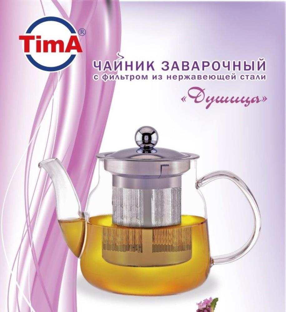 Чайник заварочный стеклянный TimA Чайник заварочный стеклянный TimA