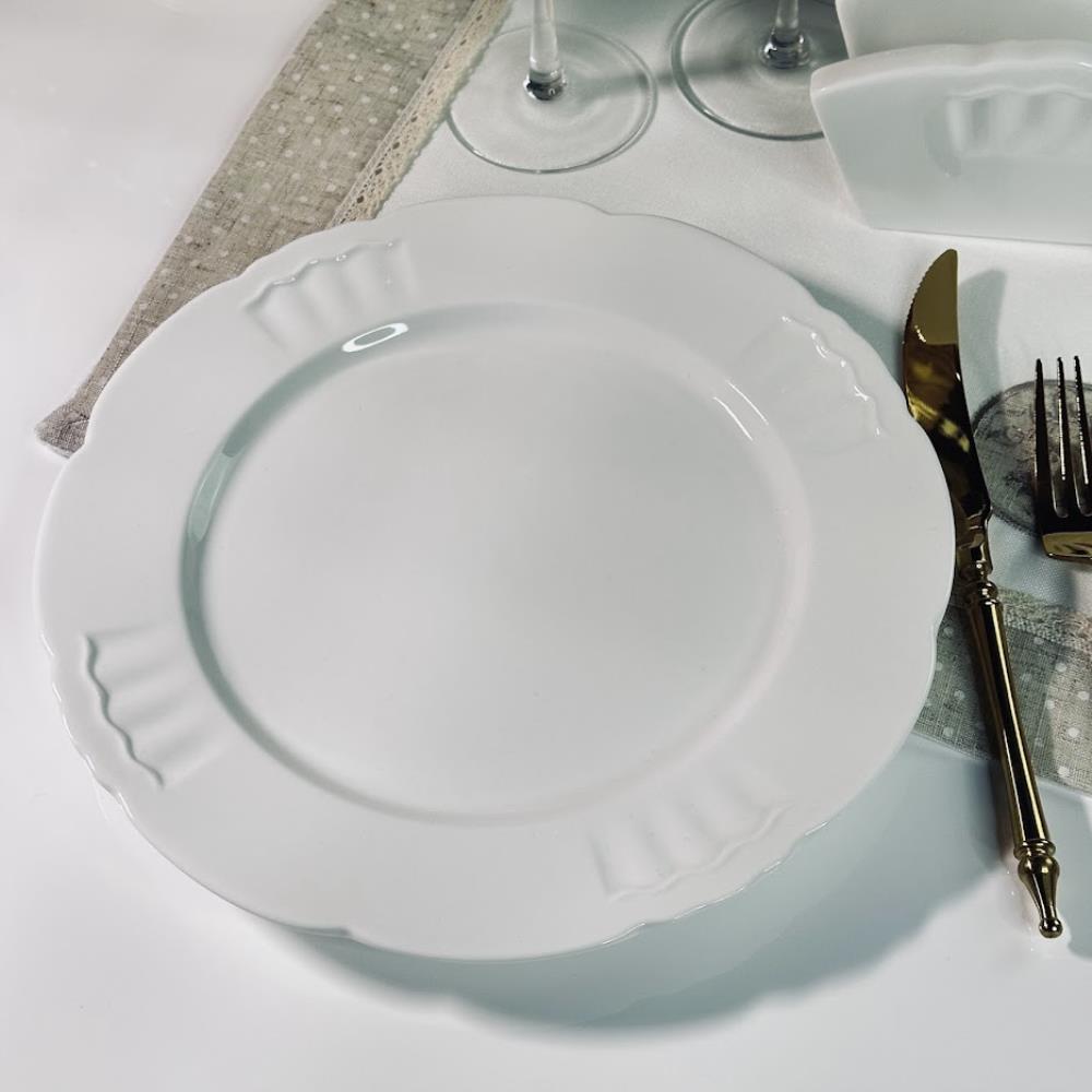 118-141 Набор из 6 тарелок 25см RESTO в под.уп.(х6)Фарфор 118-141 Набор из 6 тарелок 25см RESTO в под.уп.(х6)Фарфор