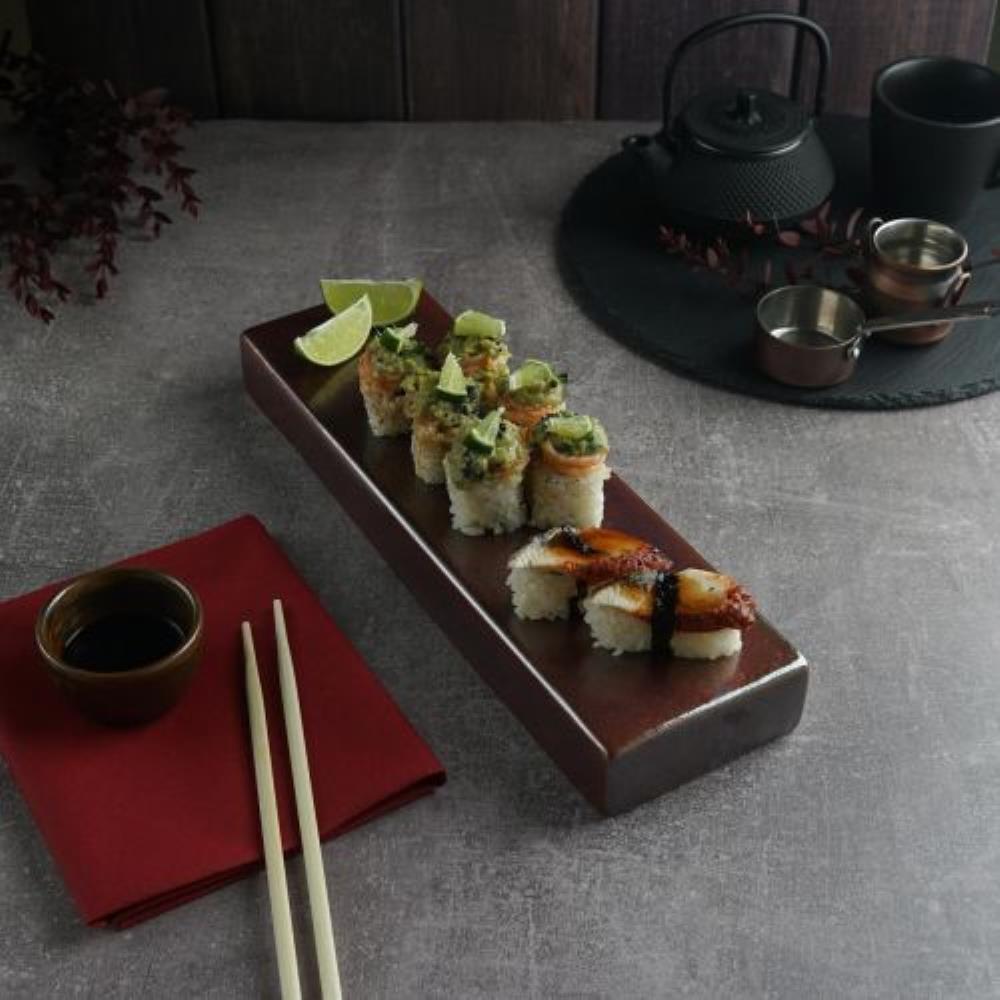 Antic Copper Panasia Блюдо прямоугольное 33*10 см h4 см, фарфор P.L. - Proff Cuisine Antic Copper Panasia Блюдо прямоугольное 33*10 см h4 см, фарфор P.L. - Proff Cuisine