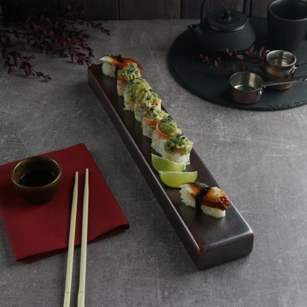 Antic Copper Panasia Блюдо 40*9,5*4 см,фарфор, P.L. - Proff Cuisine Antic Copper Panasia Блюдо 40*9,5*4 см,фарфор, P.L. - Proff Cuisine